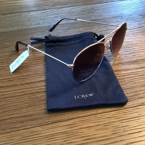 NWT J.Crew Aviator Sunglasses
